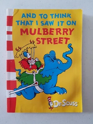 Green Back Book - And To Think That I Saw It On Mulberry Street 2003 PB Dr Seuss - Image 1 of 4