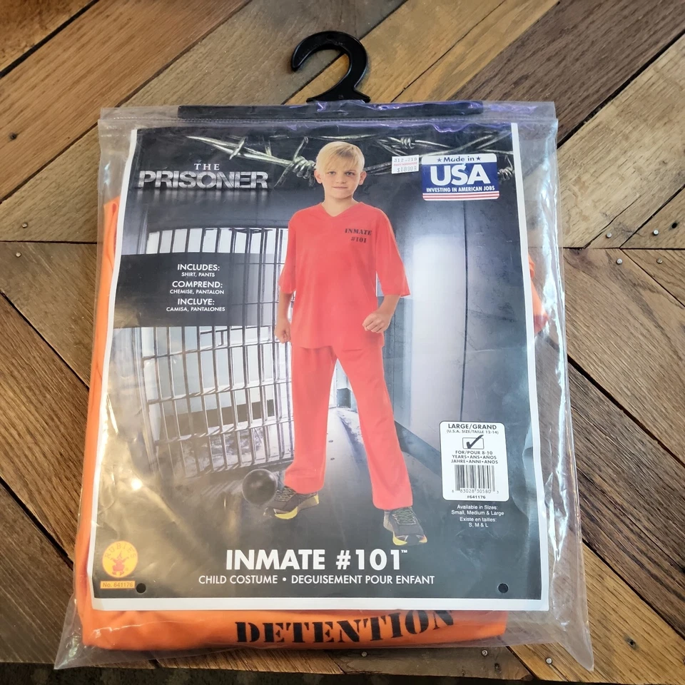 Disfraz de Rubíes Cosplay El Prisionero Preso #101 Juventud L (12-14) Halloween EE. UU. Foto 1 de 3