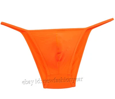 Calzoncillos de bikini descarados para hombre cuerda inferior bolsa elástica tanga calzoncillos boxer Foto 1 de 4