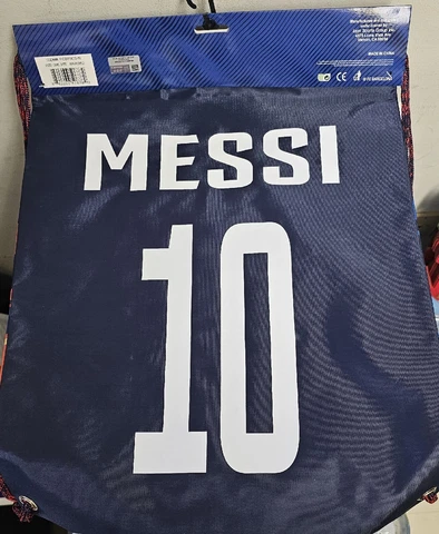 FC Barcelona Official Licensed Soccer Drawstring Cinch Sack Bag Messi 10 Cover