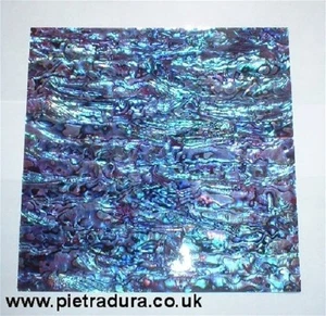 Purple Paua Shell Laminate Sheet Luthier Inlay 8x8 - Picture 1 of 1