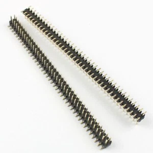 Conector de tira de cabezal macho SMT SMD 5 piezas 2 mm 2,0 mm paso 2x40 80 pines doble fila - Imagen 1 de 4