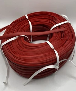 35 m Abdeckprofil Kederschiene Schraubkanal Leistenfüller rot 12mm  - Bild 1 von 3