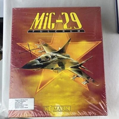 MIG-29 Fulcrum (IBM PC, 1991) - Factory Sealed - Free Shipping  - Image 1 of 4