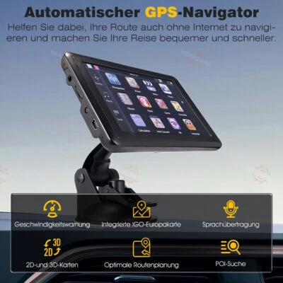 5''/7'' LKW PKW GPS Navigationsgerät Navi Lebenslange Kartenaktualisierung 8GB - Bild 1 von 4