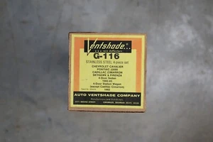 Ventshade G-116 stainless 4-piece set NOS vintage - Picture 1 of 3