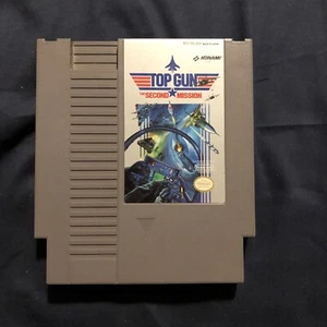 Top Gun The Second Mission NES Authentic Original Tested Sleeve Rental Case - Picture 1 of 5