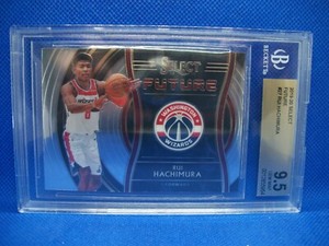 RUI HACHIMURA 2019-20 Panini Select Future #27 BGS GEM MINT 9.5 Wizards RC