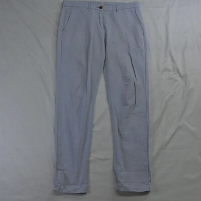 Pantalones chinos para mujer Gap 2 azules a rayas rotos en caquis rectos Foto 1 de 4