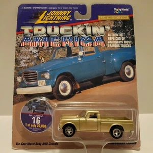 Johnny Lightning '60s Studebaker Champ Truckin" America Gold 1960s Pickup #16  - Picture 1 of 6