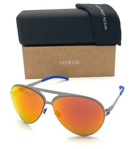 MYKITA & BERNHARD WILLHELM SEPP Col F64 Sonnenbrille matt grau / grau rot 63 mm - Bild 1 von 4