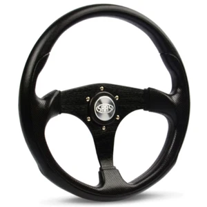 SAAS Steering Wheel Poly 14" ADR Octane Black Spoke - SW515B-R - Picture 1 of 7