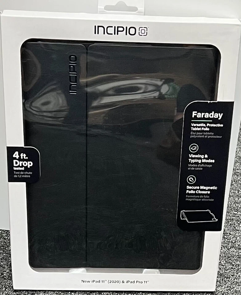 Capa Incipio Faraday para iPad 11" 2020 e iPad Pro 11" - Preta - Imagem 1 de 2