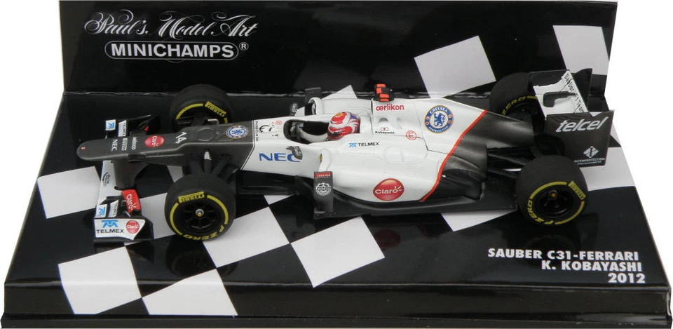 Minichamps Sauber C31 Race Version 2012 - Kamui Kobayashi 1/43 Scale - Image 1 of 1