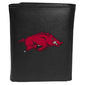 Arkansas Razorbacks Tri-fold Wallet Large Logo w/ Gift Box - Picture 1 of 3