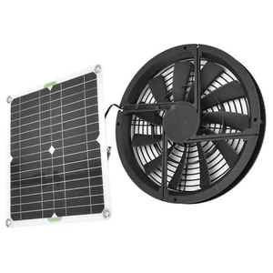Solar Panel Fan Safety Protection Solar Exhaust Fan For Greenhouse Shed For - Picture 1 of 22