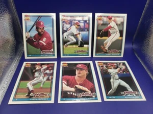 1991 Topps Tiffany Philadelphia Phillies ~6~ CARDS Mint Condition - Picture 1 of 8