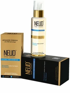 NEUD Natural Hair Inhibitor Permanent Reduction of Body, Facial Hair 80g - Picture 1 of 6