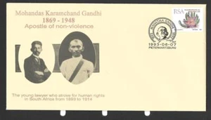 SÜDAFRIKA 1993 MAHATMA GANDHI APOSTEL DER GEWALTLOSIGKEIT FDC - Bild 1 von 1