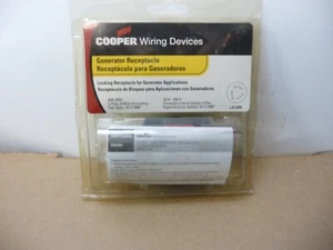 Cooper L6-20R Generator Locking Receptacle 20A-125/250Volt, 2 Pole 3 Wire Ground - Picture 1 of 3