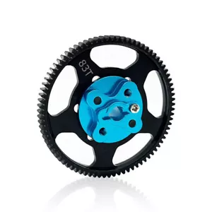 1/10 RC Car Heavy Duty Steel Spur Gear & Aluminum Mount For Tamiya CC02 Upgrade - Photo 1/12