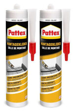 Pattex Baukleber Spiegelkleber Montagekleber Konstruktionskleber 12 x 280ml  - weiß