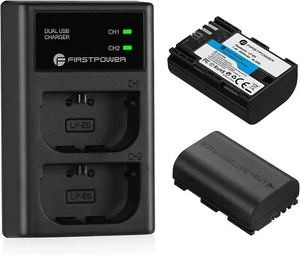 LP-E6 LP-E6N Battery Or LCD Charger for Canon 6D 5D Mark III II IV 7D 60D 90D - Picture 1 of 4