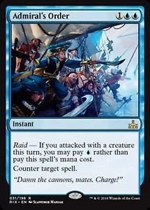 MRM ENGLISH Admiral's Order - Ordre de l'amirale MTG magic RIX - Picture 1 of 1
