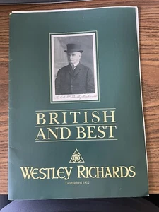 Catálogo de armas Westley Richards & Co. 1997 británico y mejor - Imagen 1 de 5