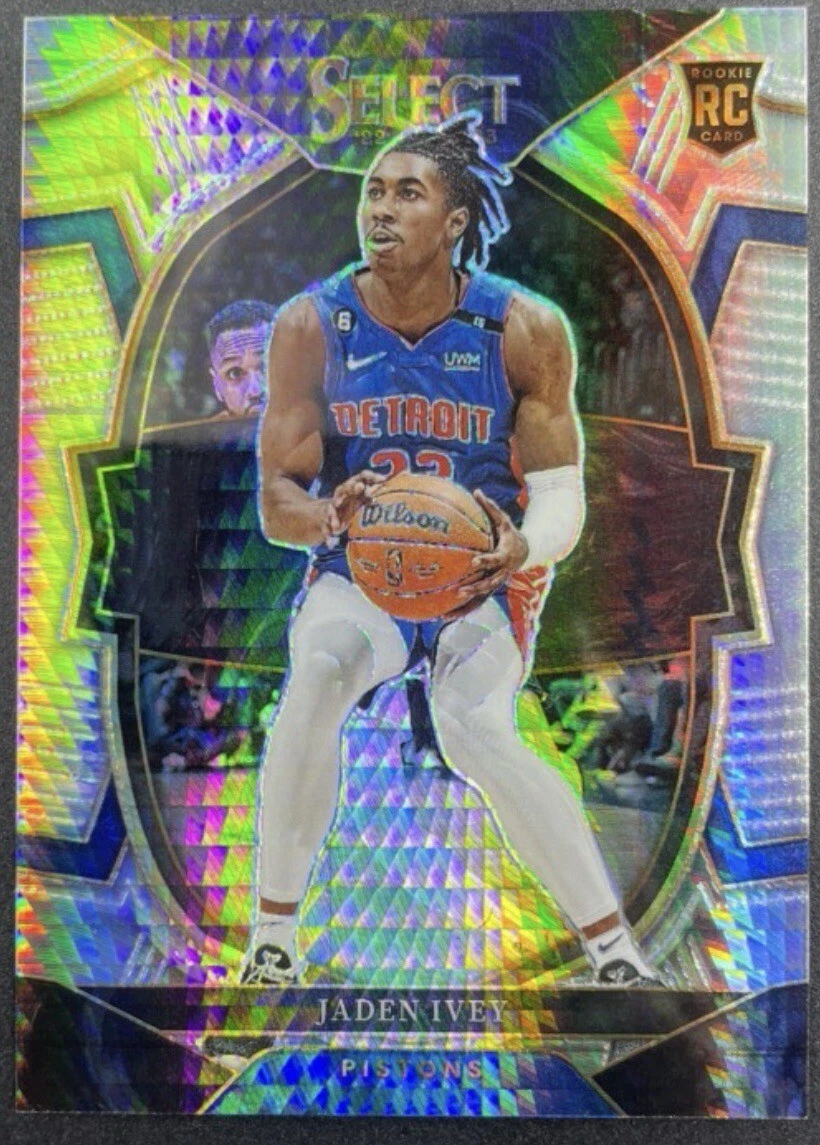Jaden Ivey 2022-23 Panini Select RC Rookie 5/8 Lucky Envelope Prizm SSP #87