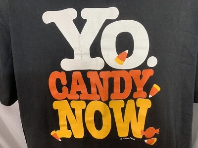 Винтажная футболка CANDY CORN XL 1990-е одинарный шов для Хэллоуина - Изображение 1 из 4