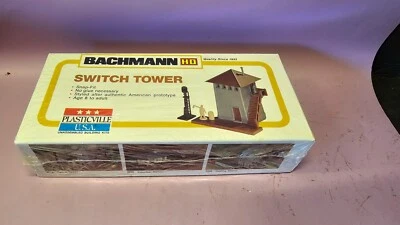 Vintage HO Plasticville Bachmann Switch Tower Unassembled Building Kit #2619 USA - Image 1 of 4