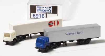 8916 Marklin Z-scale Tractor/Trailer Set 1 Silit , 1 Villeroy & Boch - Image 1 of 3
