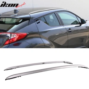 Fits 18-20 Toyota C-HR OE Style Silver Top Roof Rack Rails Cargo Bar Aluminum - Picture 1 of 9