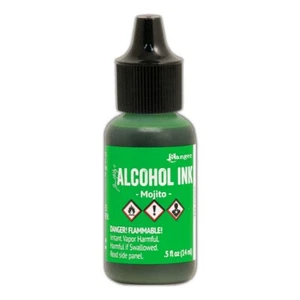 Ranger, Tim Holtz, Alcohol Ink, Mojito Alcohol Ink, 0,5 flüssige Unzen, grasgrüne Tinte - Bild 1 von 1