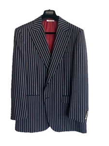 Neu Herren Belvest Mehrfarbig Streifen Sport Mantel Blazer 44 R - Bild 1 von 12