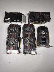 Lot of 5 Asus GPUs - Non-Working, For Parts Only - Picture 1 of 14