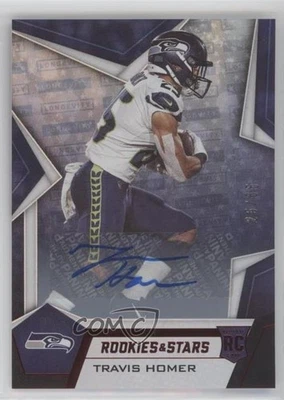 2019 Panini Rookies & Stars Longevity Signatures /65 Travis Homer #185 Auto RC - Image 1 of 2