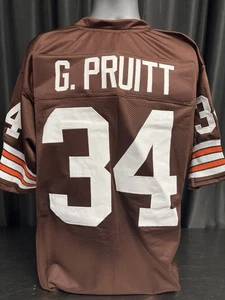 Custom Unsigned Greg Pruitt Brown Jersey XL - Picture 1 of 2