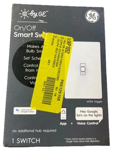 Interruptor inteligente de encendido/apagado C by GE control de luz inalámbrico funciona con Alexa/Google Home™ - Imagen 1 de 3