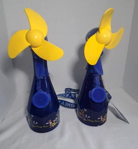 2 Disney Parks Mickey Mouse Misting Fan Cooling Water Spray Bottle With Lanyard - Picture 1 of 14