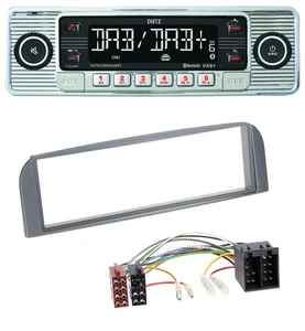 Dietz Bluetooth MP3 DAB USB Autoradio für Alfa Romeo 147, GT - anthrazit - Bild 1 von 9