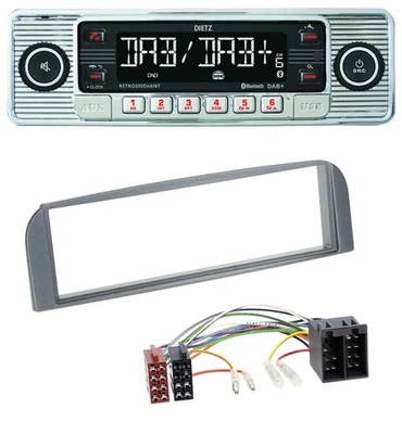 Dietz Bluetooth MP3 DAB USB Autoradio für Alfa Romeo 147, GT - anthrazit - Bild 1 von 4