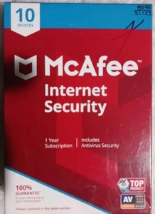 McAfee Internet Security 10 Devices, 1 Year Suscription. - Picture 1 of 3