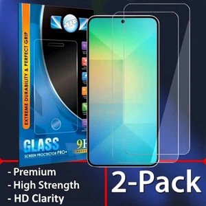 2er Pack Hartglas Displayschutzfolie für Samsung S25 S24 S22 S23 S21 + - Bild 1 von 7