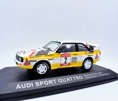Modellino auto rally scala 1:43 Audi Sport Quattro diecast modellismo statico - Immagine 1 di 4