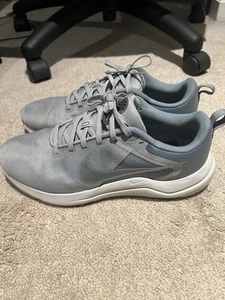 Nike Downshifter 12 Men's Casual Shoes White/Platinum, Size 10, DD9293-100 - Picture 1 of 6