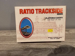 Ratio Gleisside 515 Bahnsteigüberdachung Spur HO/OO 4mm Plastikbausatz Modell neu geöffnet - Bild 1 von 6