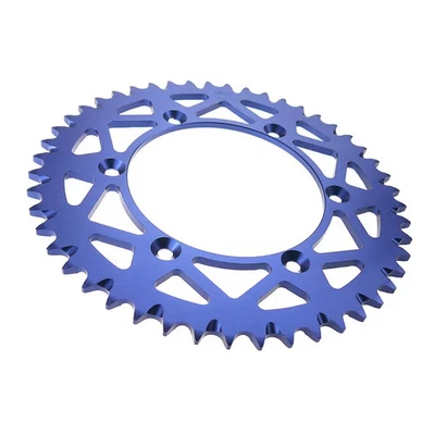Kettenrad Schlamm Alu blau 48-Zähne 520-Teilung für Yamaha YZ 250 2T 1999-2018 - Bild 1 von 4