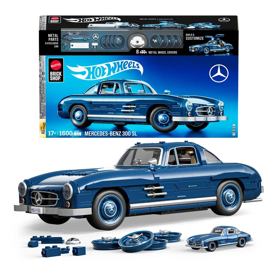 Mattel Bricks Shop Hot Wheels BauSet Auswahl Klemmbaustein DieCast  Geschenk Man - Bild 1 von 1